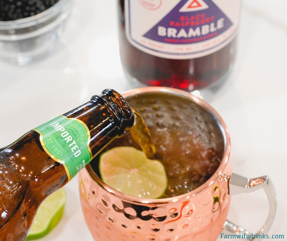 Blackberry Moscow Mules are just what summer order with the combination of blackberry-infused vodka with ginger beer and lime juice, topped with mint and fresh blackberries to make one of my favorite Moscow Mule recipes.