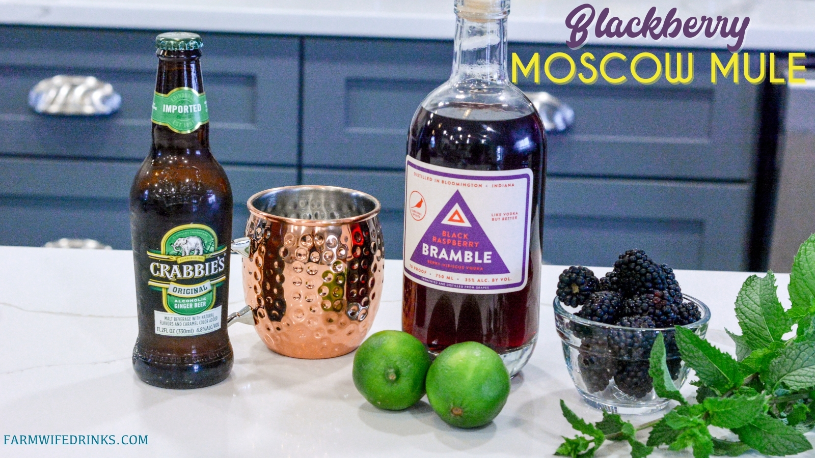 Blackberry Moscow Mule Ingredients