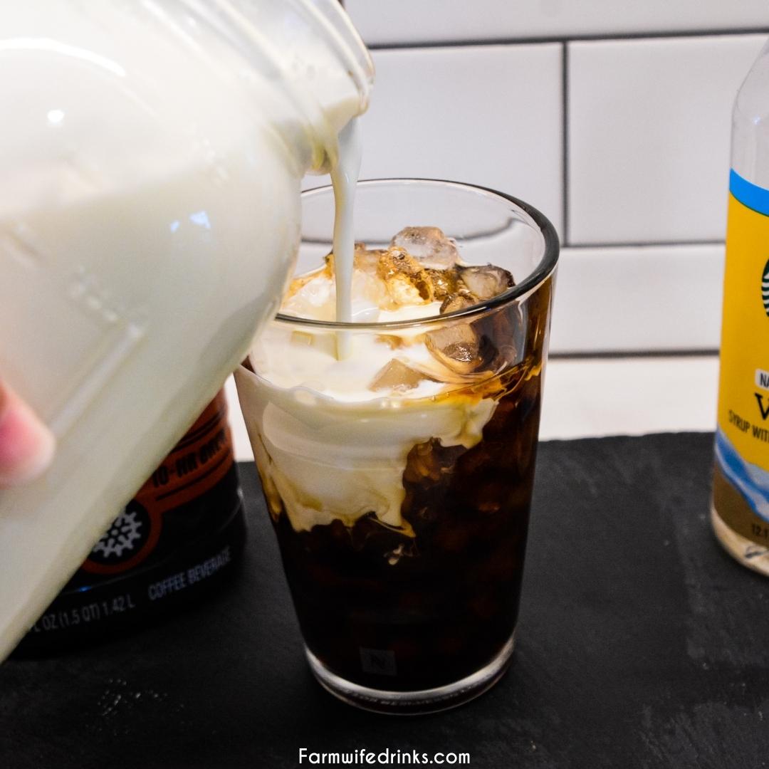 Vanilla Sweet Cream Cold Foam (Starbucks Copycat) - My Baking Addiction