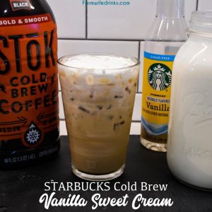 Sweet Cream Vanilla Caramel Cold Brew