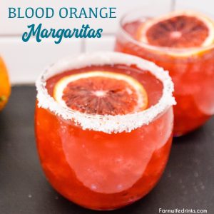 This simple blood orange margarita is made with fresh blood oranges and limes, simple syrup, tequila, and Cointreau for a quick and delicious margarita.
