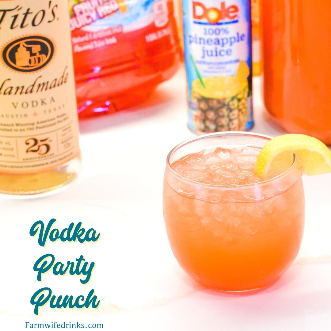 Orange Vodka Party Punch - Crazy for Crust