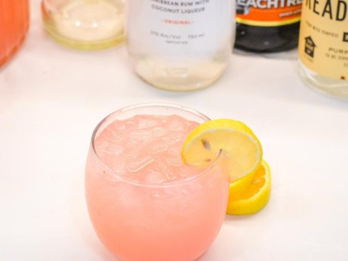 Island Lemonade Punch - The Farmwife Drinks