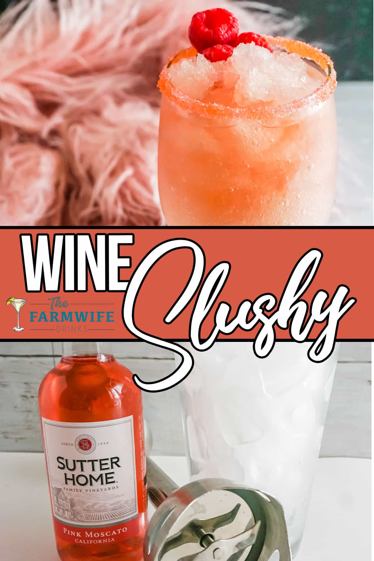 1 ingredient and finished Wine Slushy.