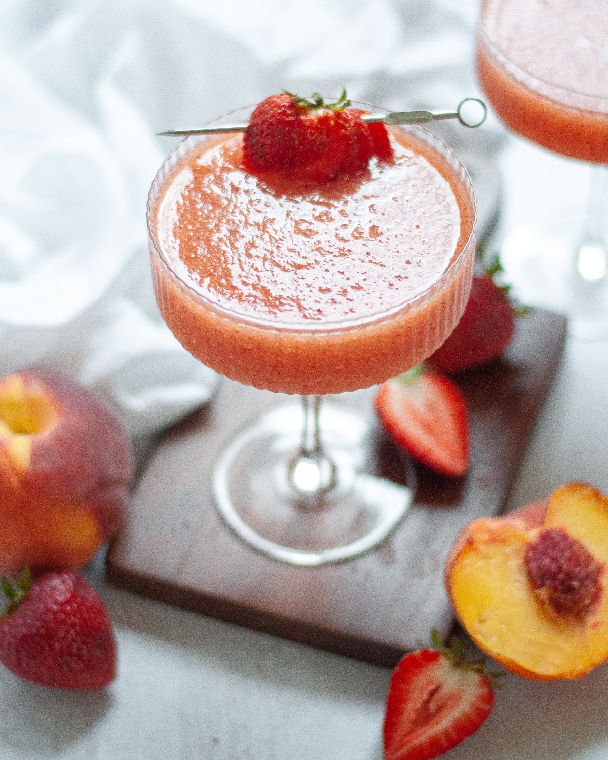 strawberry peach frose