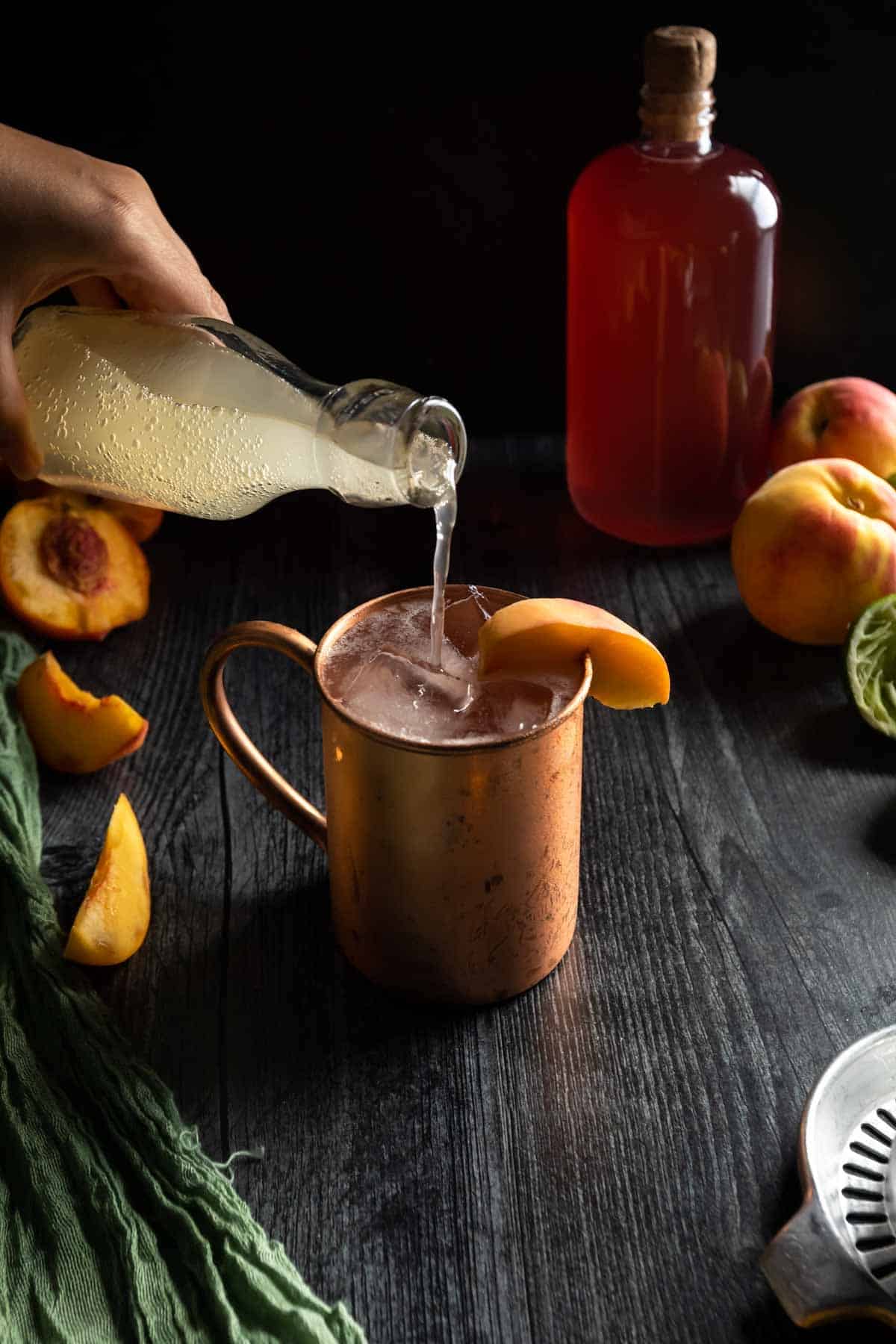 peach mule