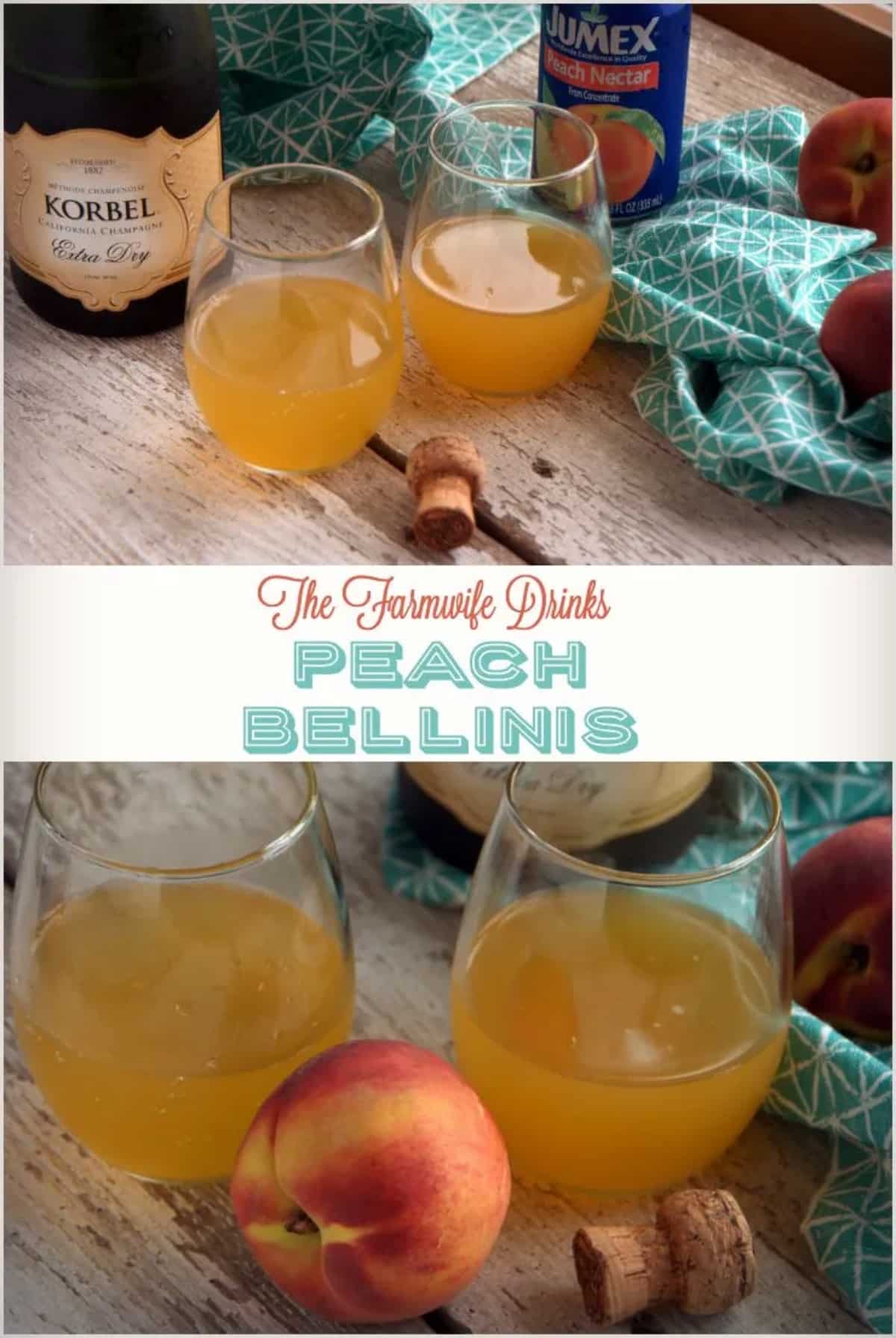 Peach Bellinis