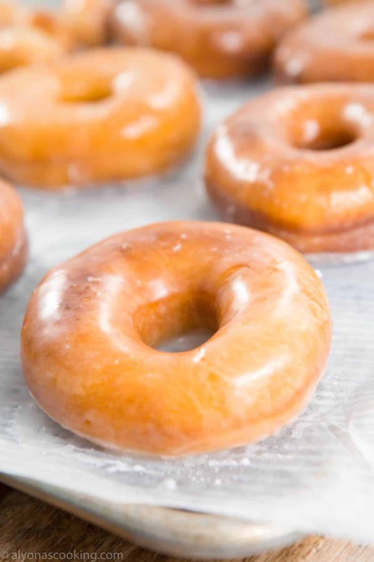 dunkin donuts krispy kreme copycat glazed donut recipe