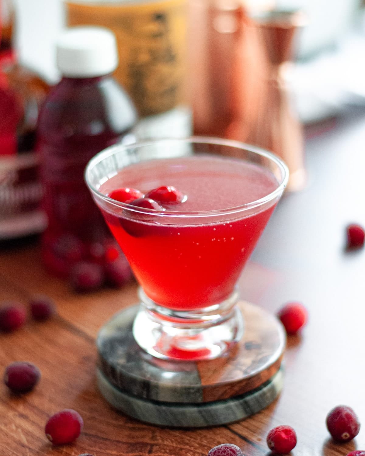 cranberry cosmo pink drink recipe
