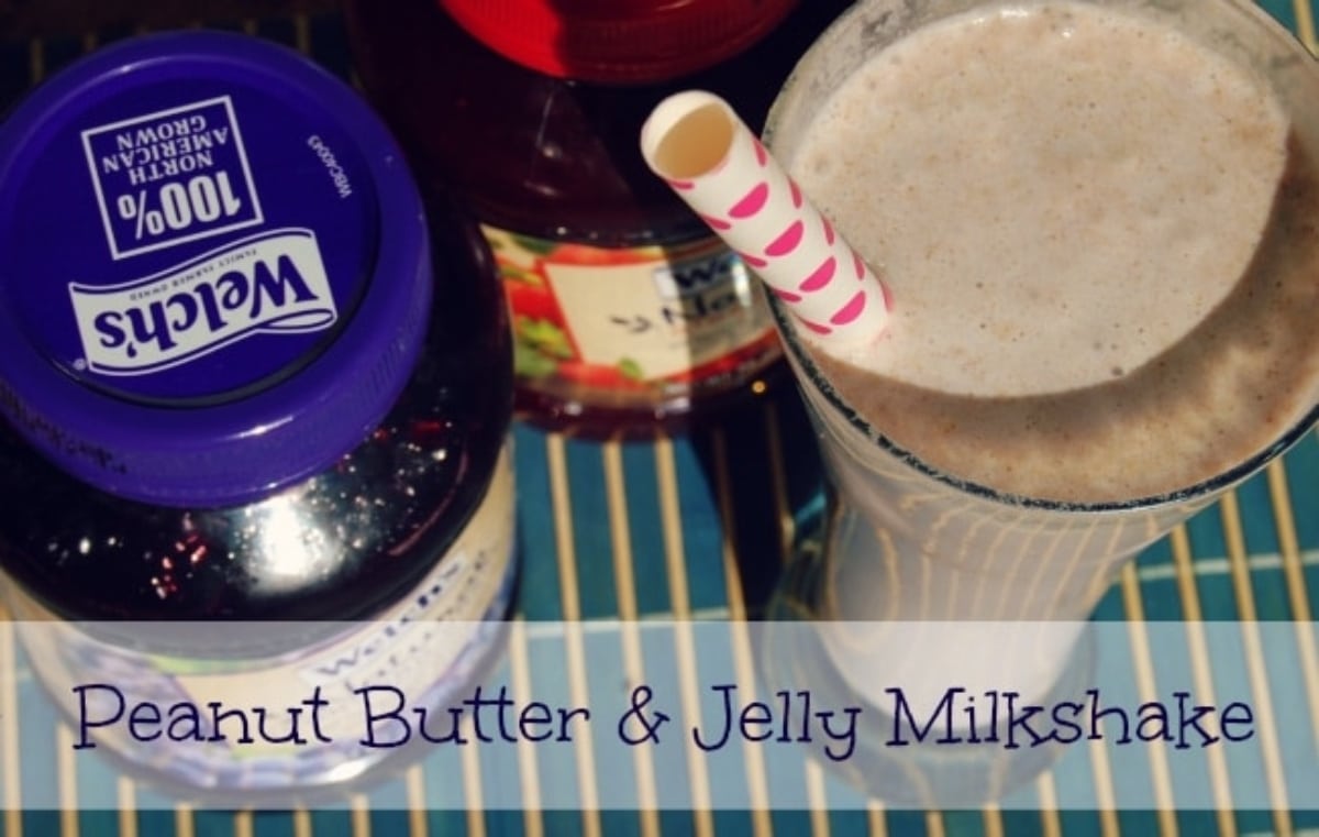 peanut butter jelly milkshake recipe