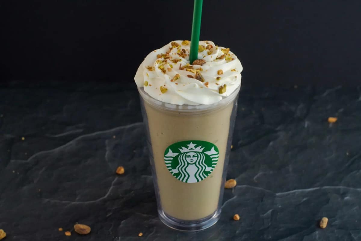 pistachio frappuccino copycat starbucks cold drink recipe