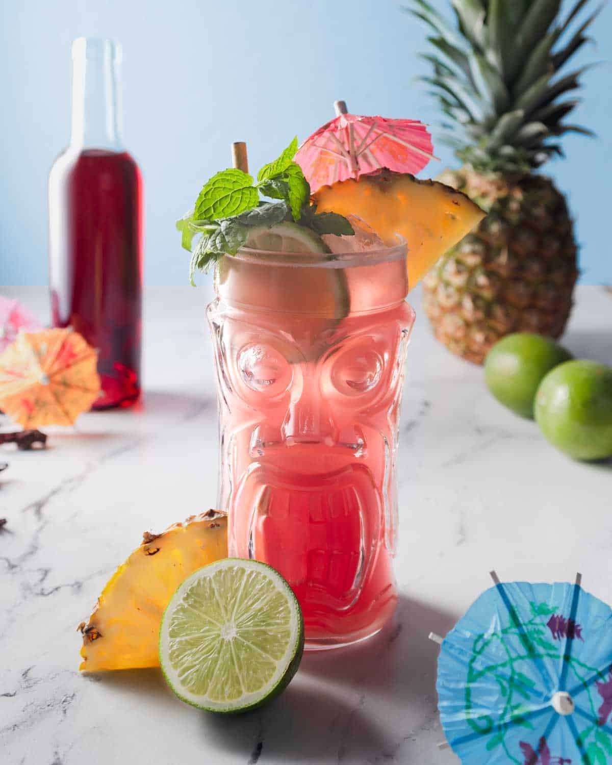 hibiscus rum punch