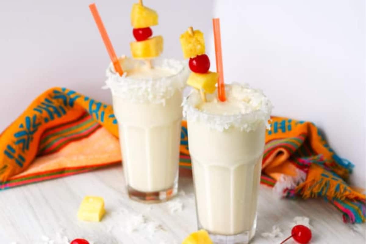 pina colada milkshake recipe