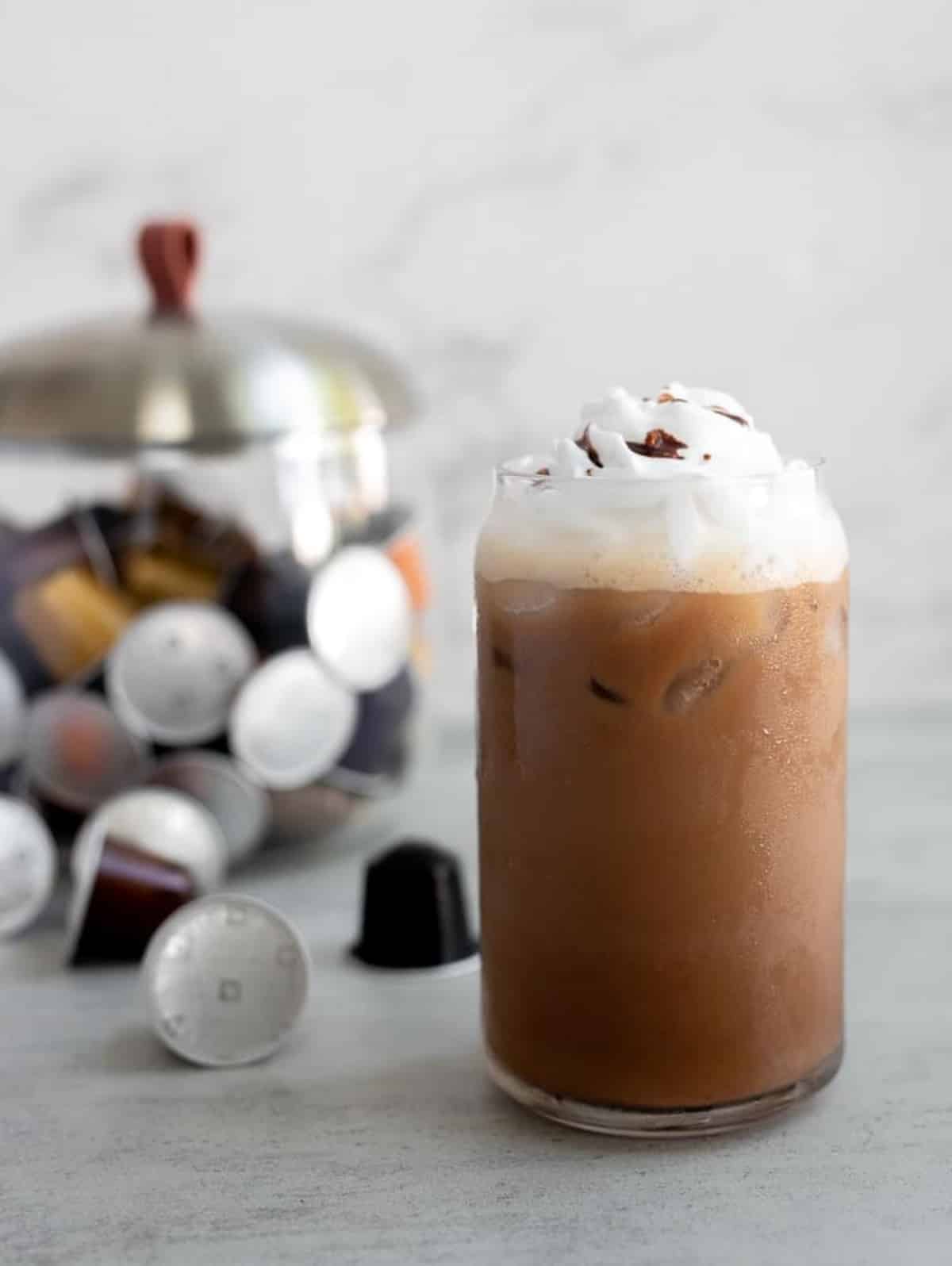 iced chocolate almond milk espresso copycat starbucks cold drink recipe