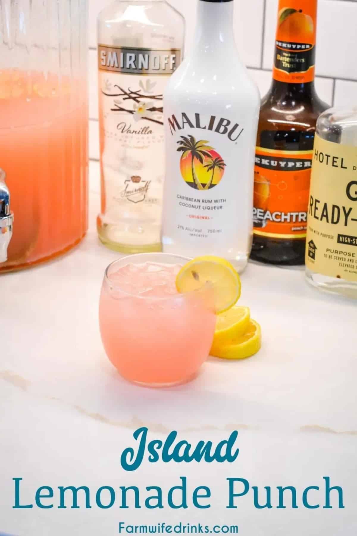 island lemonade pink drink recipe