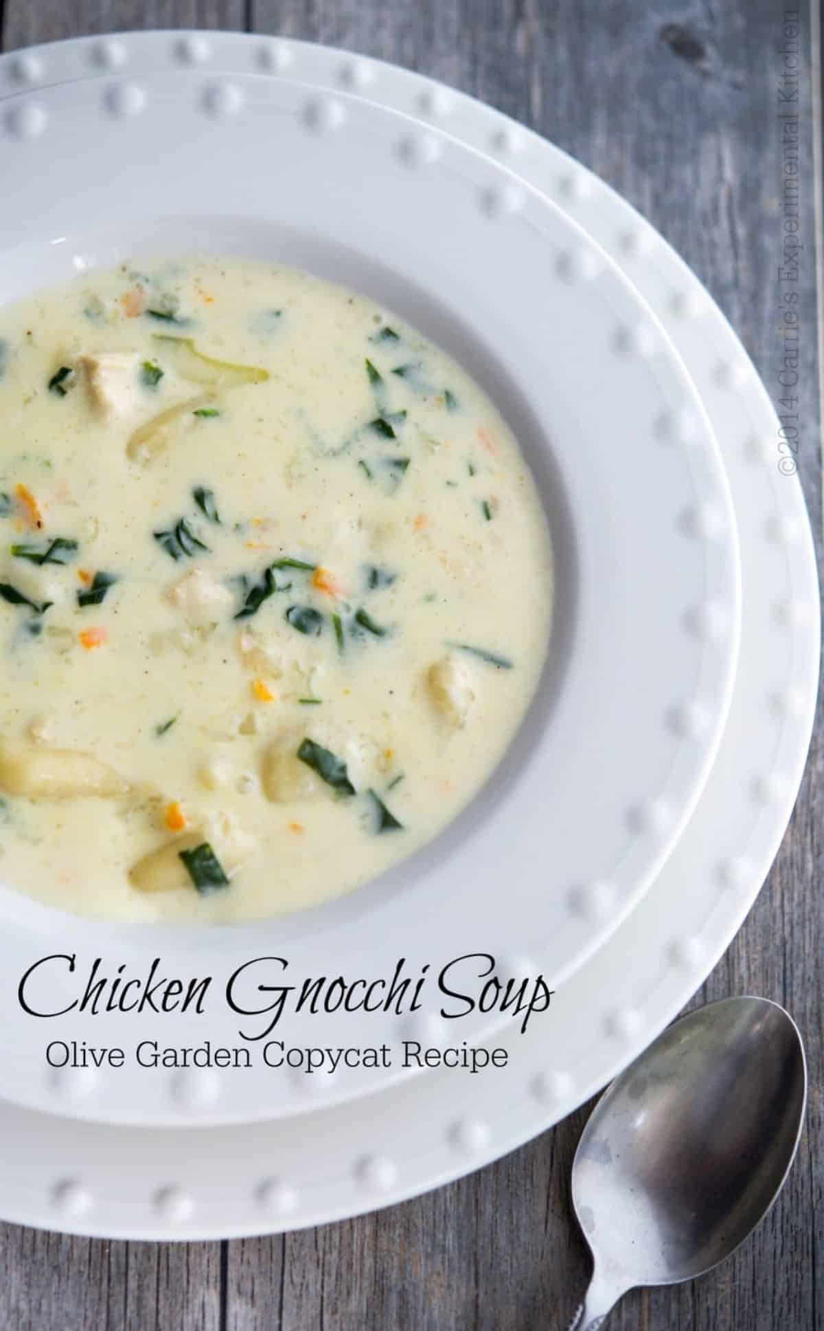 olive garden chicken gnocchi soup copycat recipe