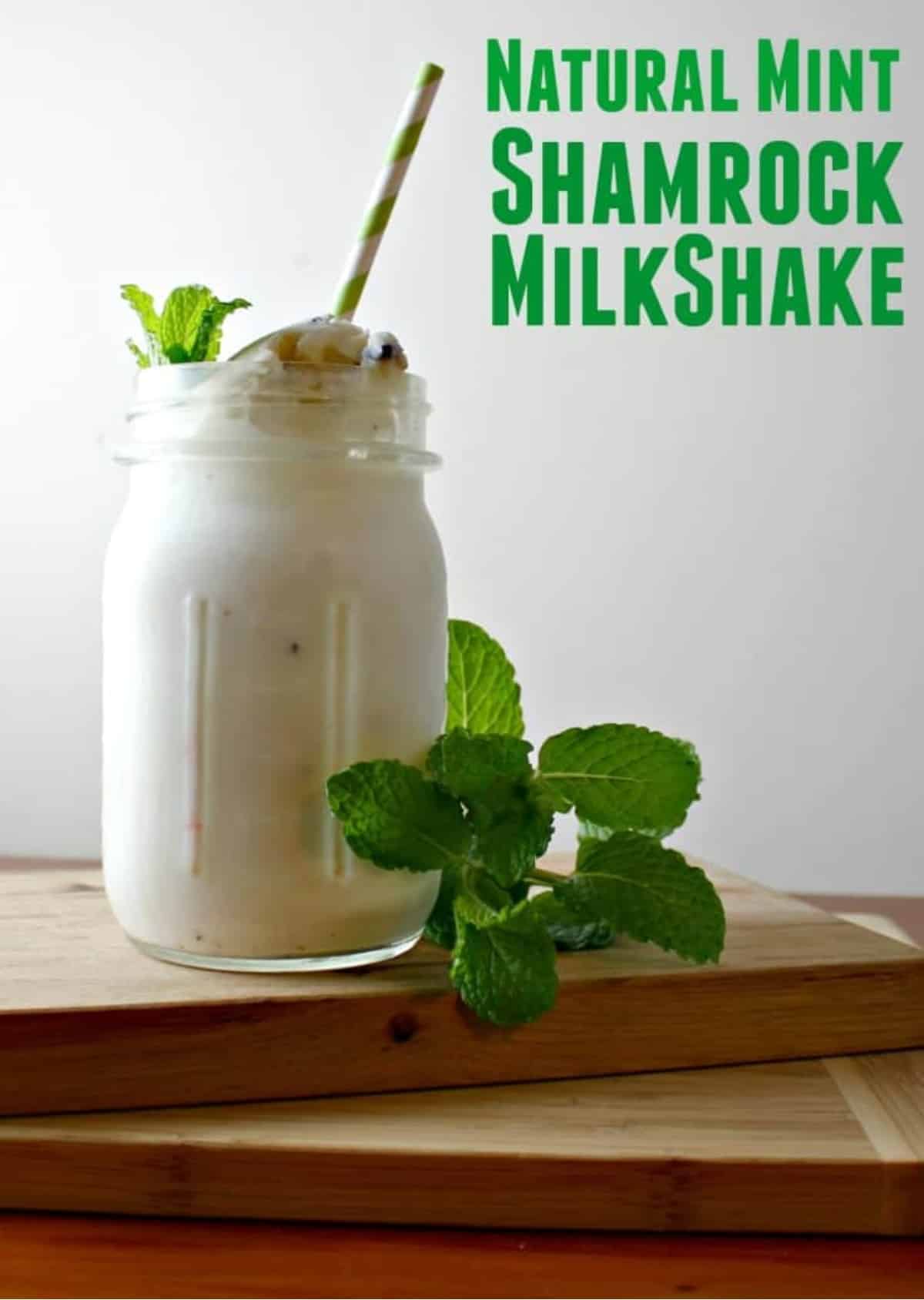 natural mint shamrock shake milkshake recipe