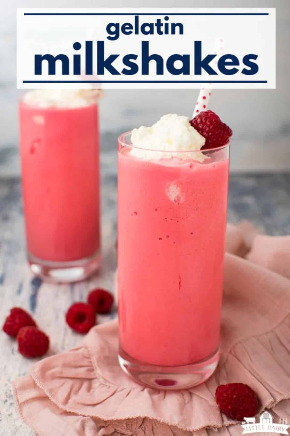 gelatin milkshake recipe