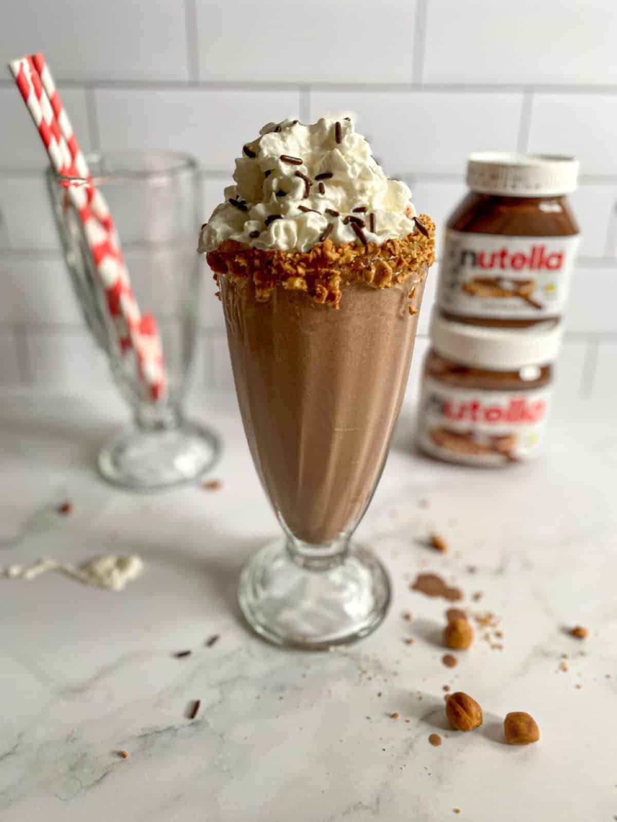 nutella milkshake recipe