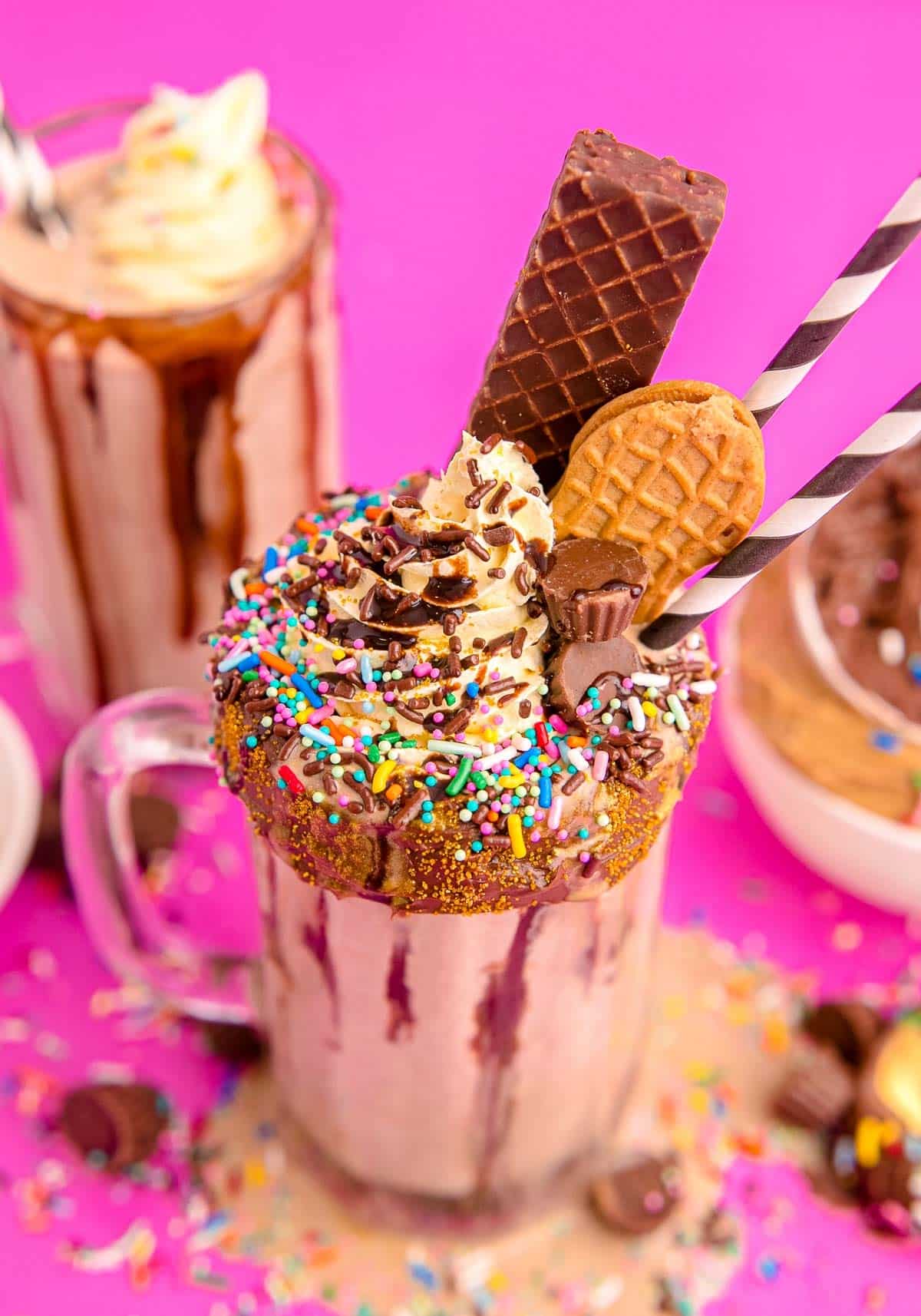 peanut butter milkshake recipe freakshake recipe