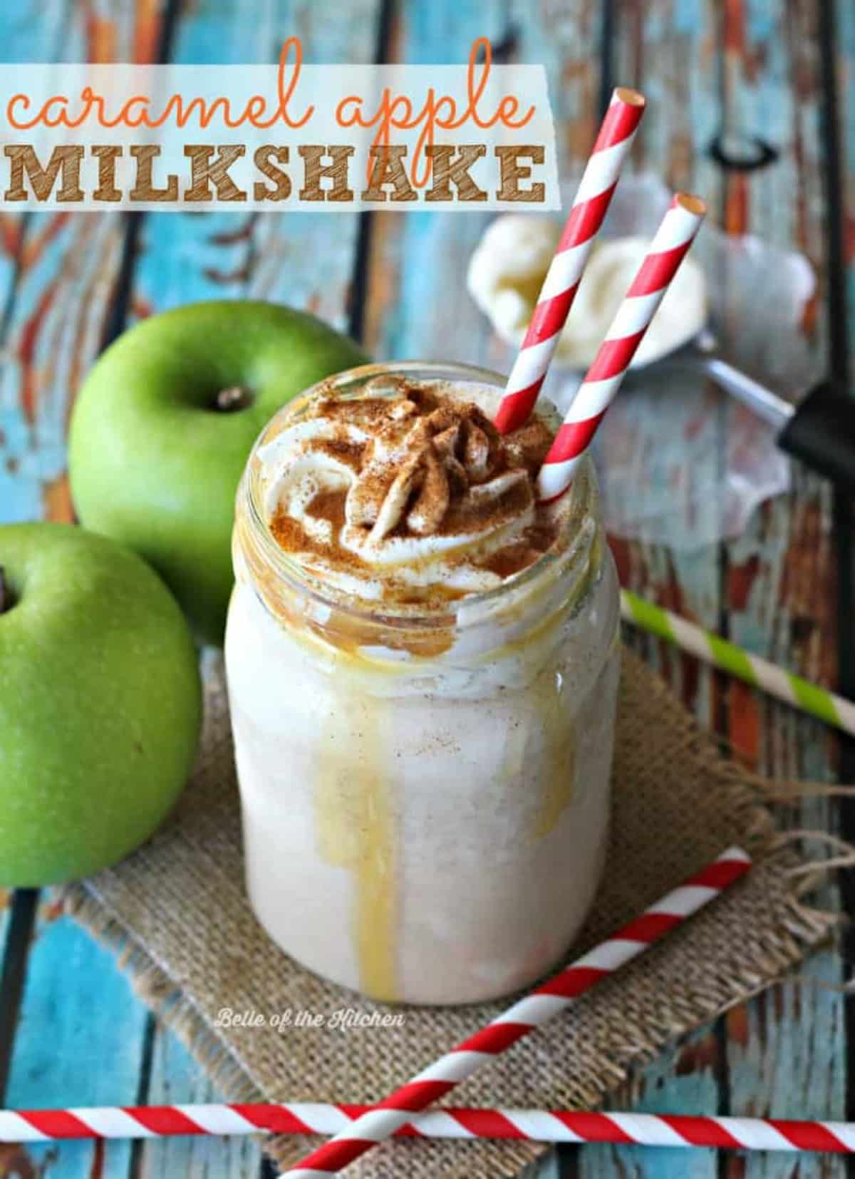 caramel apple milkshake recipe