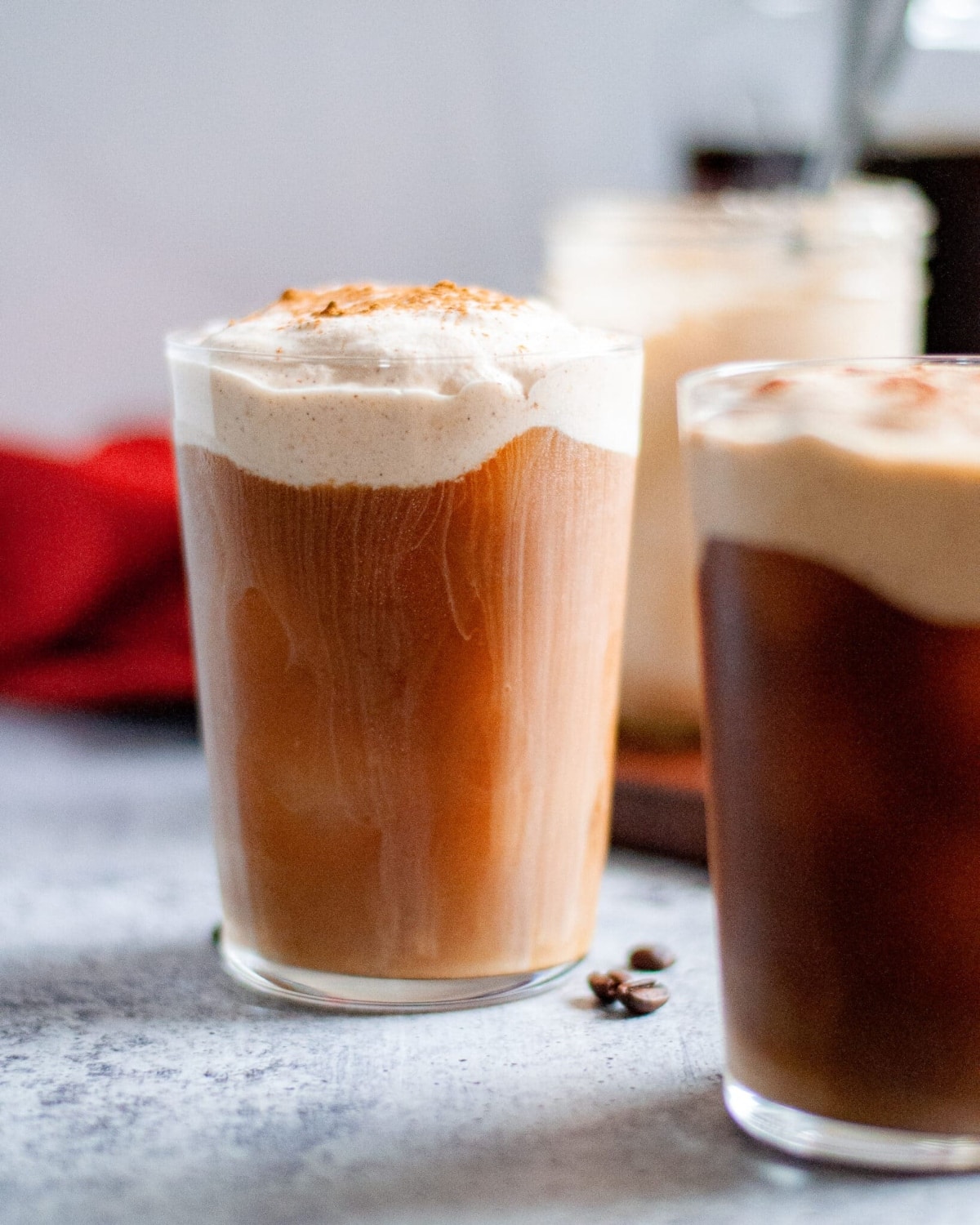 pumpkin cold foam copycat starbucks cold drink recipe