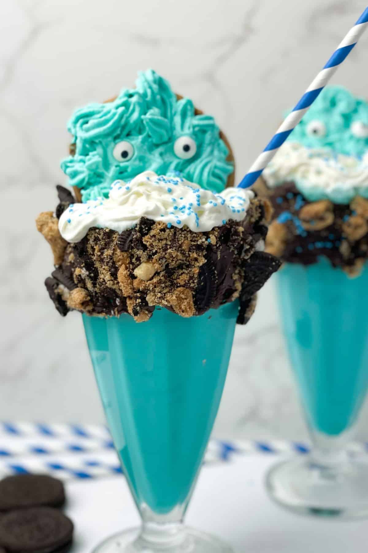 cookie monster milkshake recipe