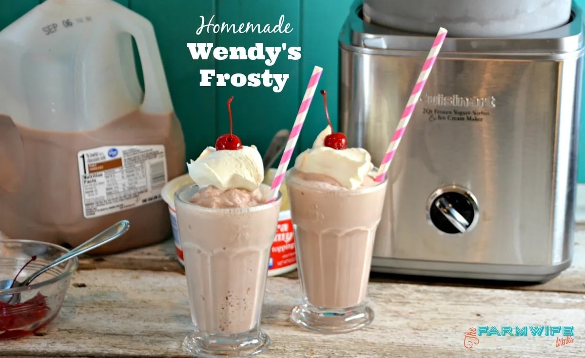 wendy's frosty milkshake recipe