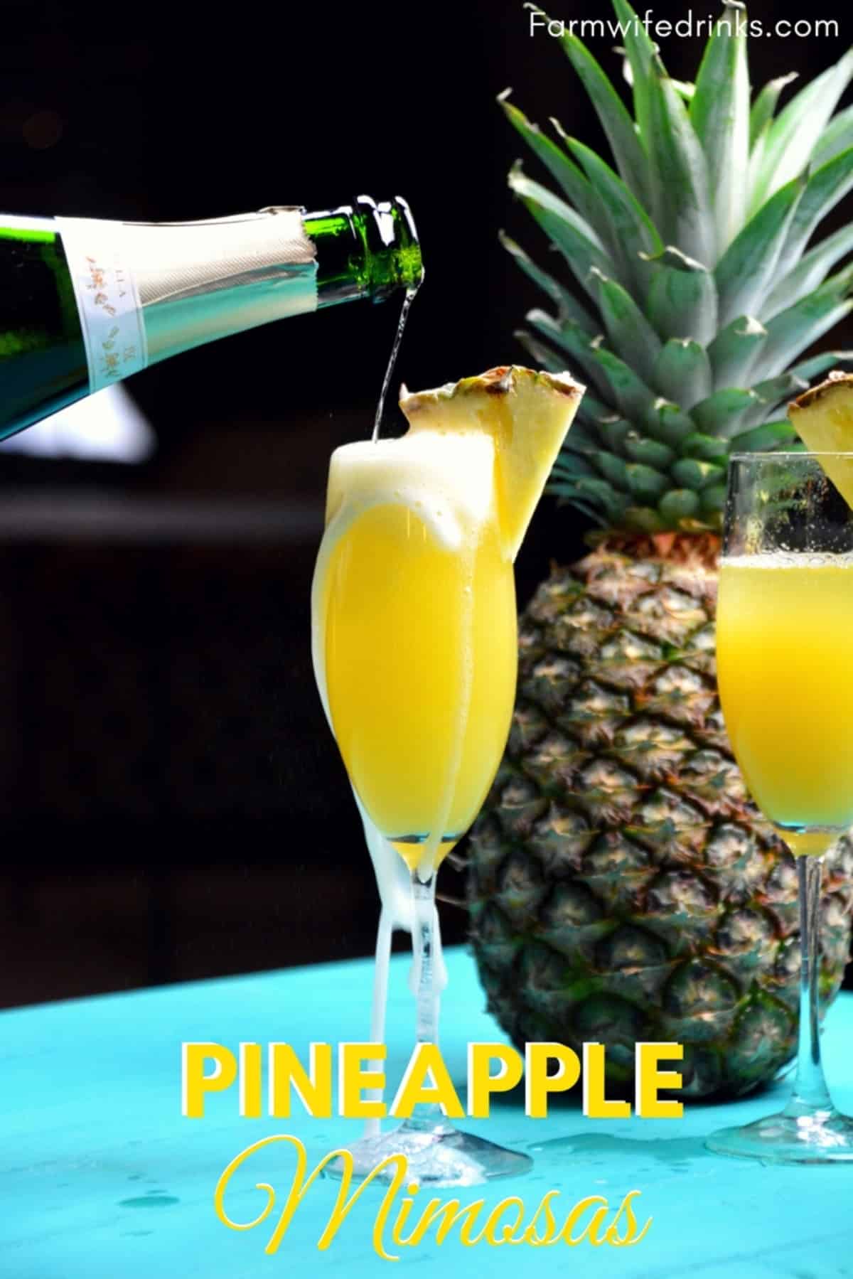pineapple mimosas