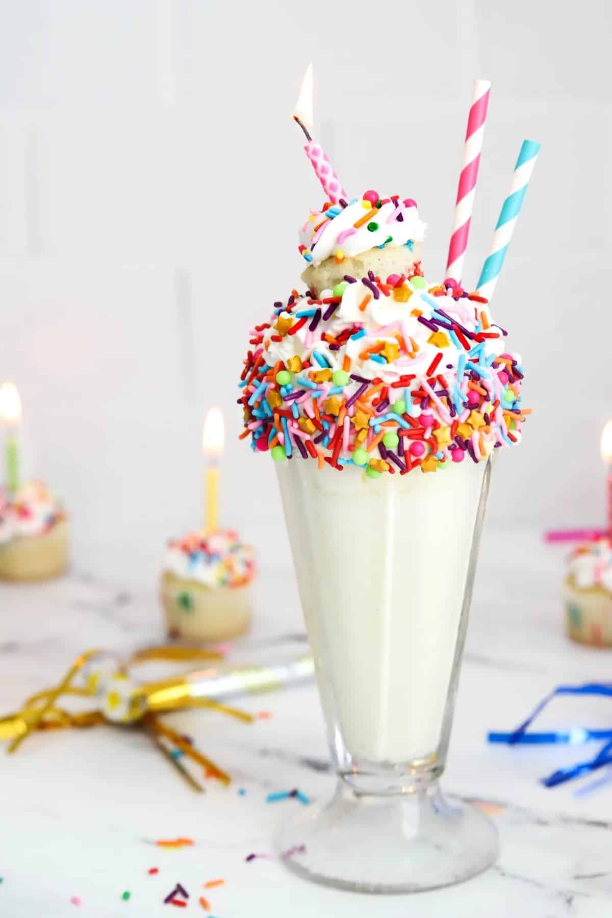birthday cake milkshake recipe