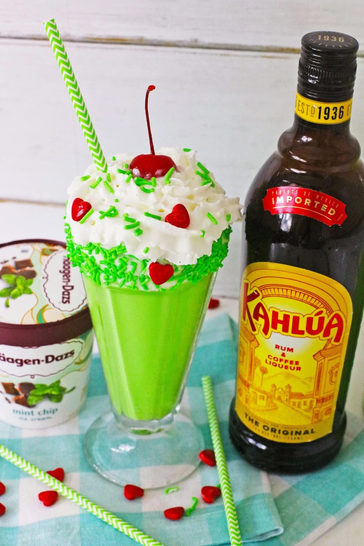 grinch milkshake recipe