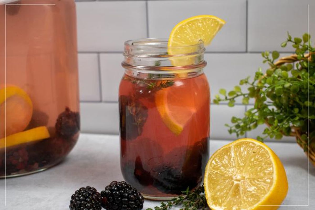 Blackberry Lemon Thyme Sangria Recipe • Simple At Home