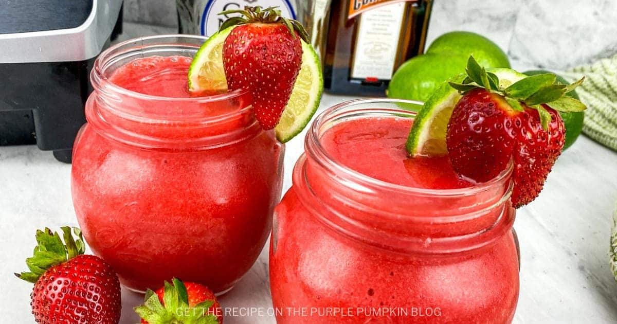 Frozen Strawberry Margaritas