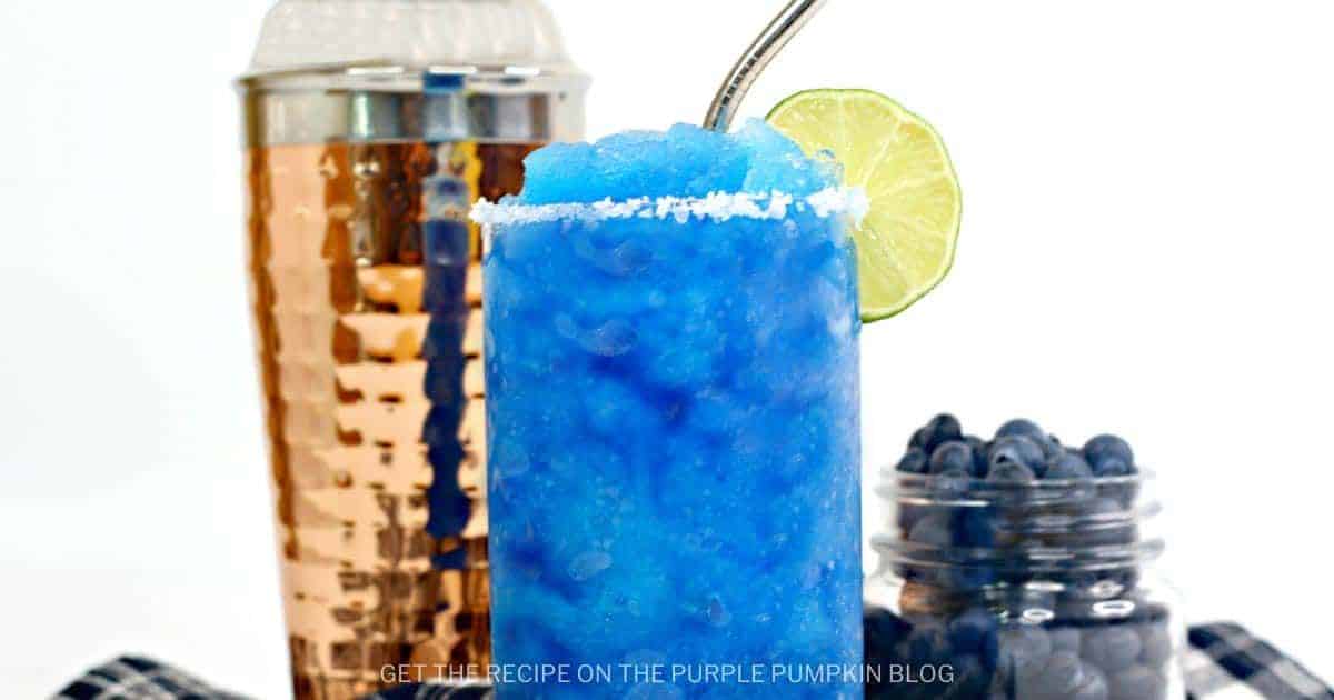 Frozen Blueberry Margaritas
