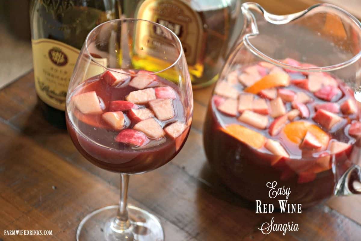 Easy Red Wine Sangria