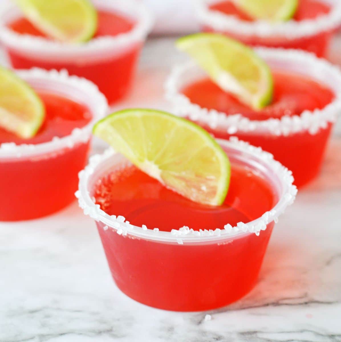 Strawberry Margarita Jello Shots