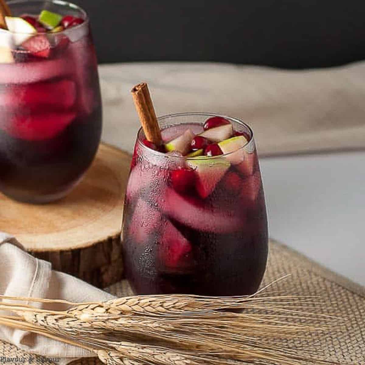 Cranberry Apple Cider Sangria