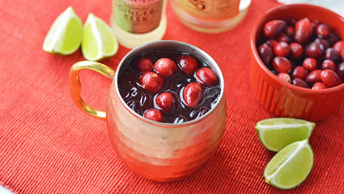 Cranberry Moscow Mule