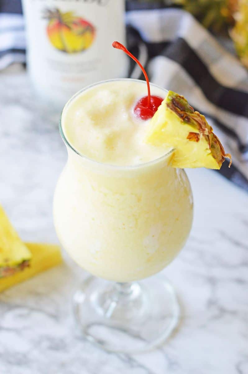 Pina Colada Recipe with Coconut Rum - Cocktails and Cakes