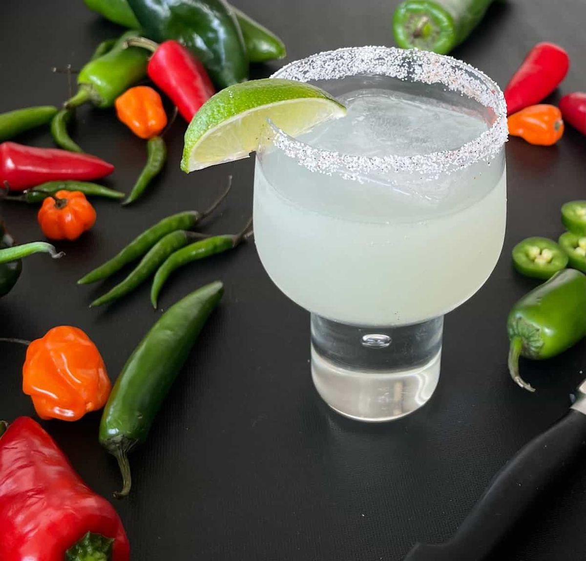 Spicy Margarita with Jalapeño Simple Syrup : Ugly Duckling Bakery
