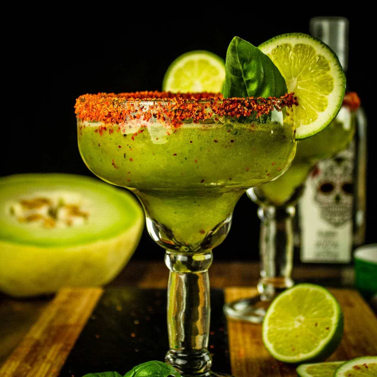 Honeydew Spicy Margarita Recipe - Saporito Kitchen