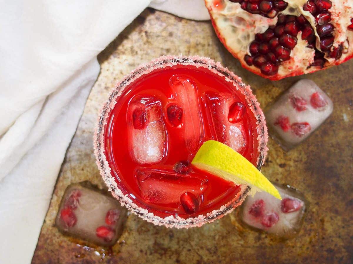 Pomegranate margarita