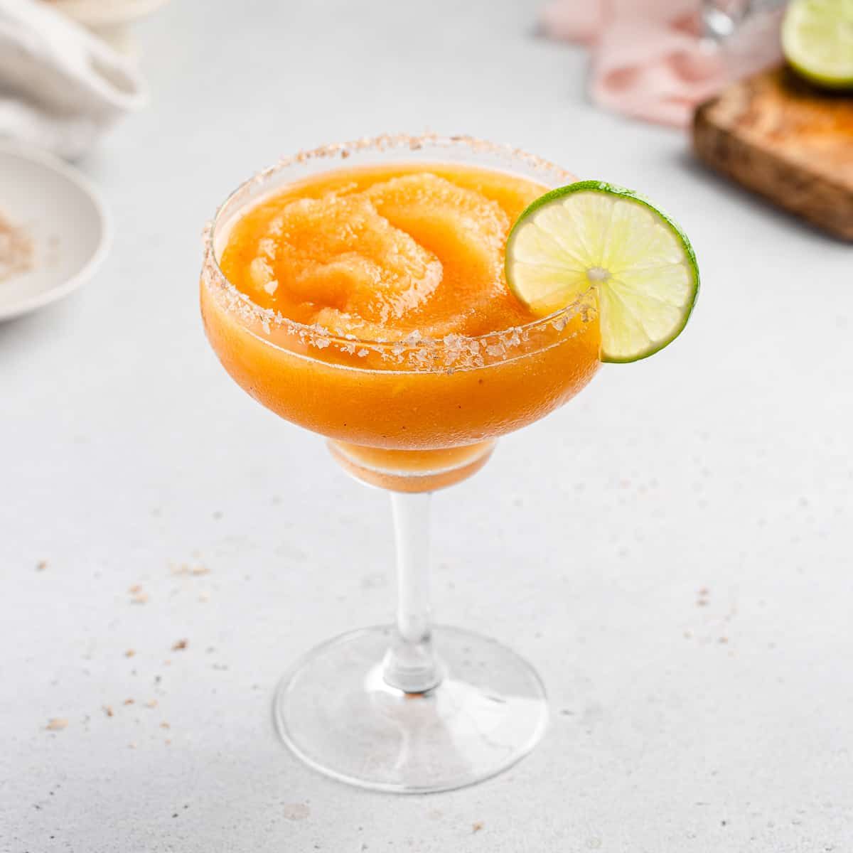 Smoky Peach Margarita