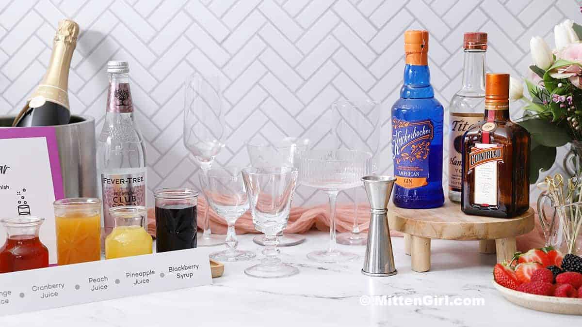 How to Set up an Easy DIY Mimosa Bar 