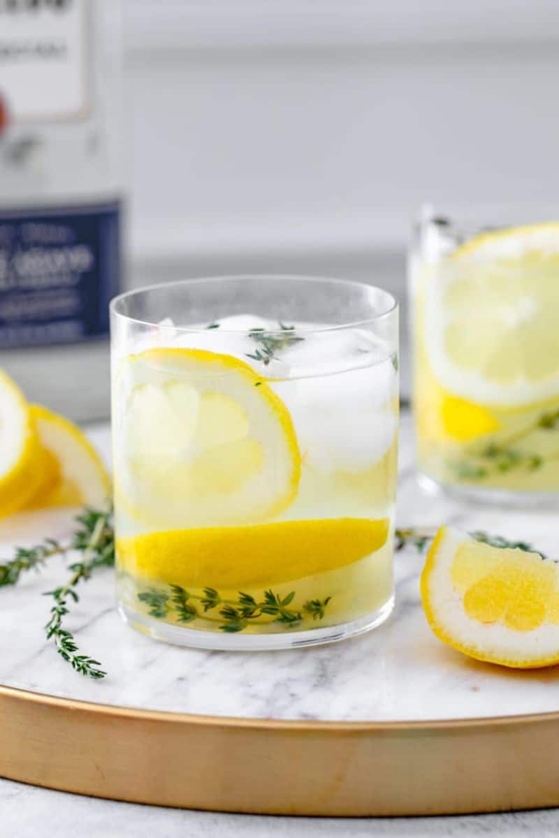 Tequila Thyme Lemonade