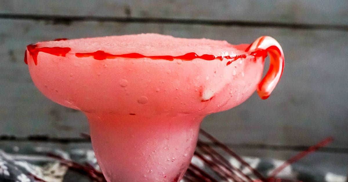 This Candy Cane Margarita Is the Perfect Holiday Cocktail