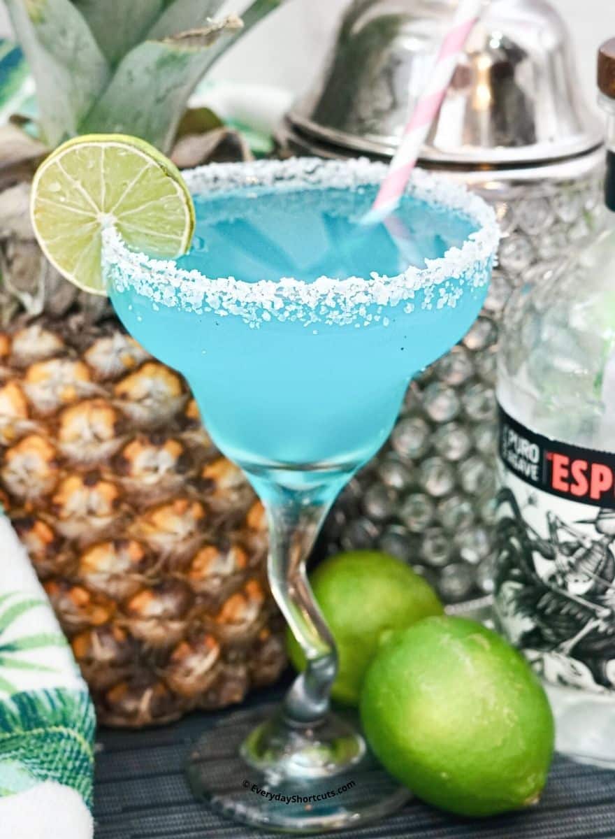 Blue Aloha Margarita (Applebee’s Copycat)