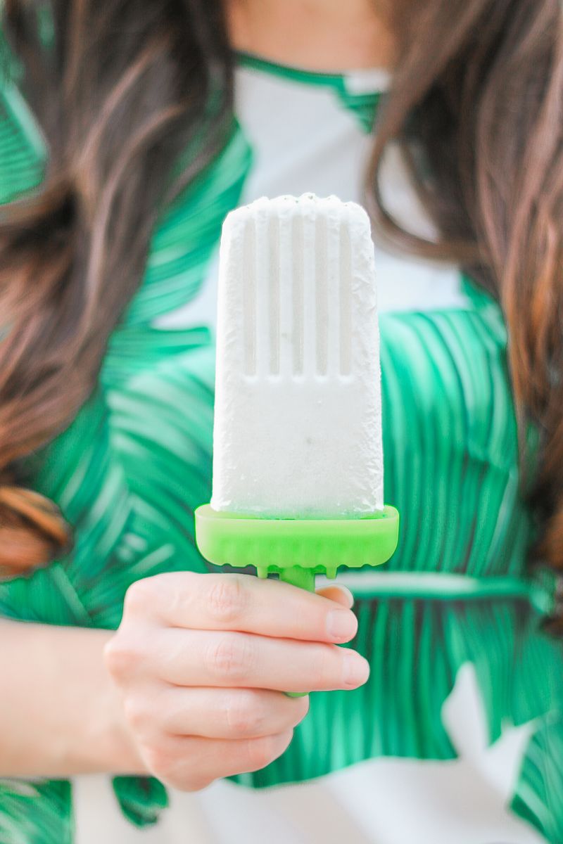 Boozy Coconut Milk Popsicles: Coconut Lime Popsicles Recipe for Adults