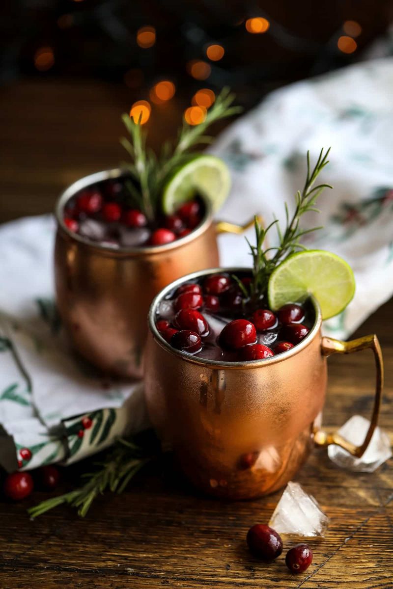 Cranberry Moscow Mule • Happy Kitchen