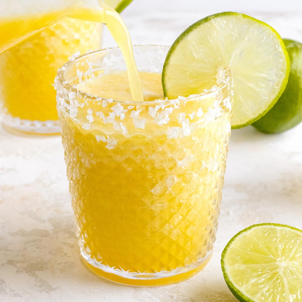Frozen Pineapple Margarita (4 basic ingredients!)